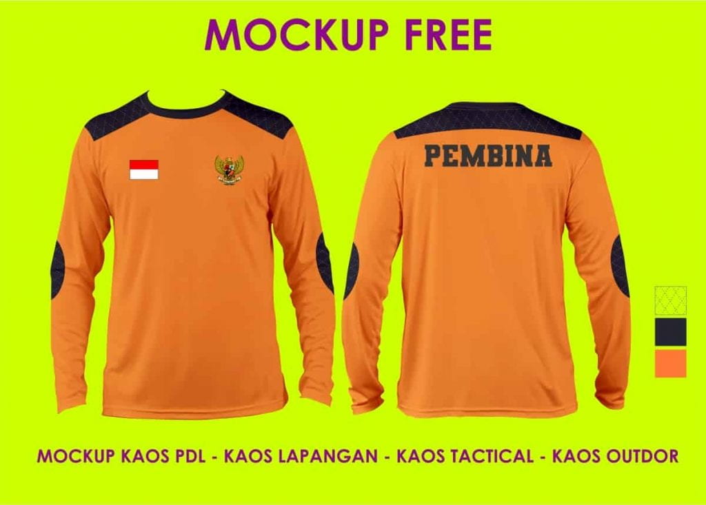 mockup kemeja lapangan | Free PSD Mockups Generator